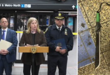 Hombre machetea pasajeros tren y muere baleado por policías