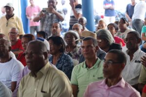 Dirigentes del PRM Santo Domingo Norte en asamblea interna.