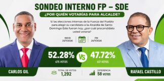 Carlos Gil lidera sondeo interno de FP en SDE