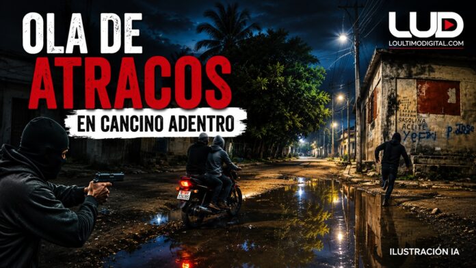ola de atracos en cancino adentro reclamo policial santo domingo este