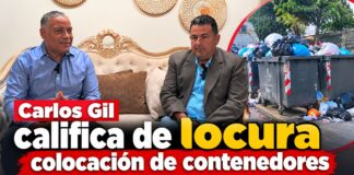 Carlos Gil califica de locura colocación de contenedores Carlos Gil califica como locura colocacion de contenedores